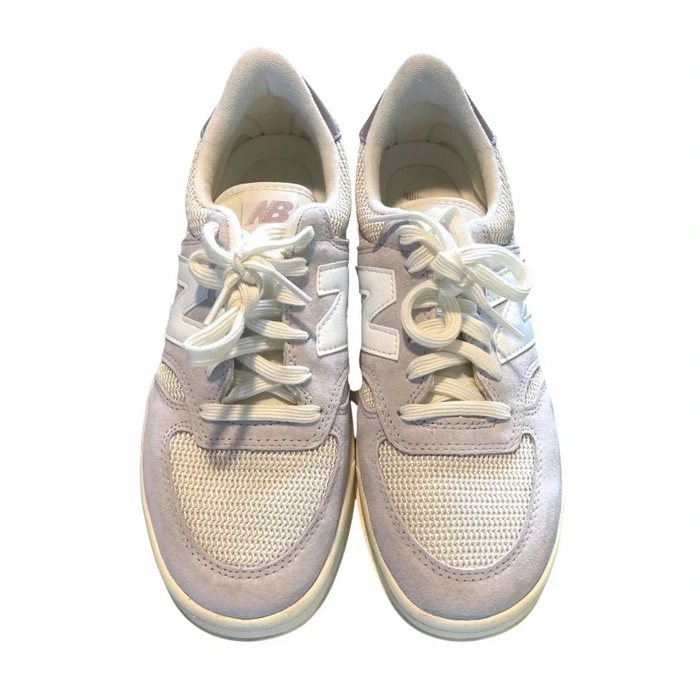 New Balance CT500GC Sneaker Women's 8 Lavender Cream Retro Court Suede Low Top